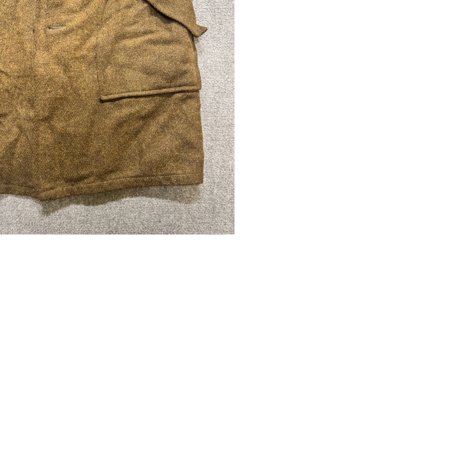 The Unbranded Brand VINTAGE Pea Coat Coat Men L Brown Fur Lined 40L Full Zip Stratojac Size US L / EU 52-54 / 3 - 10 Thumbnail