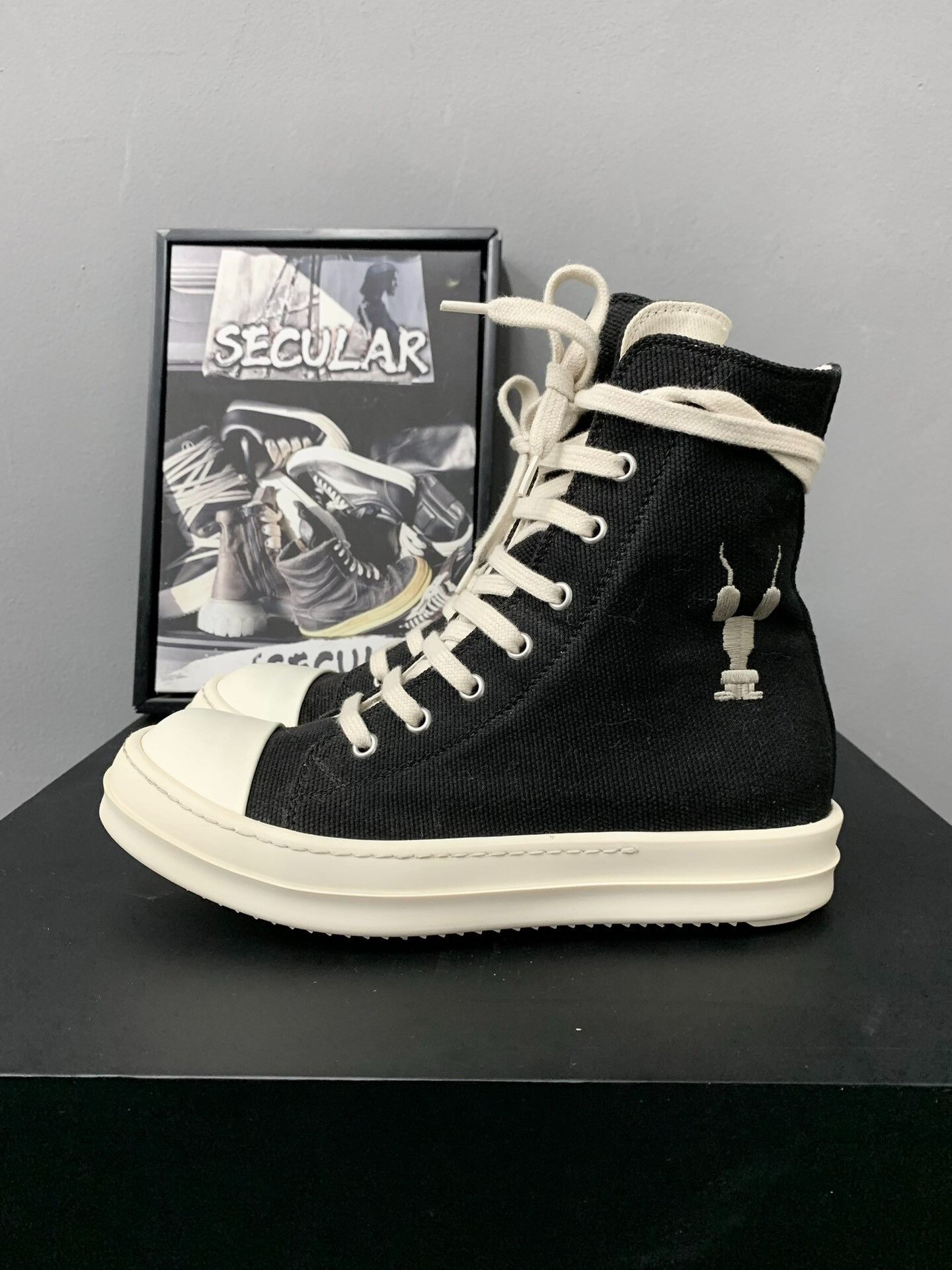 Rick Owens Drkshdw Rick Owens Drkshdw High Top Sneakers Size US 6 / IT 36 - 1 Thumbnail