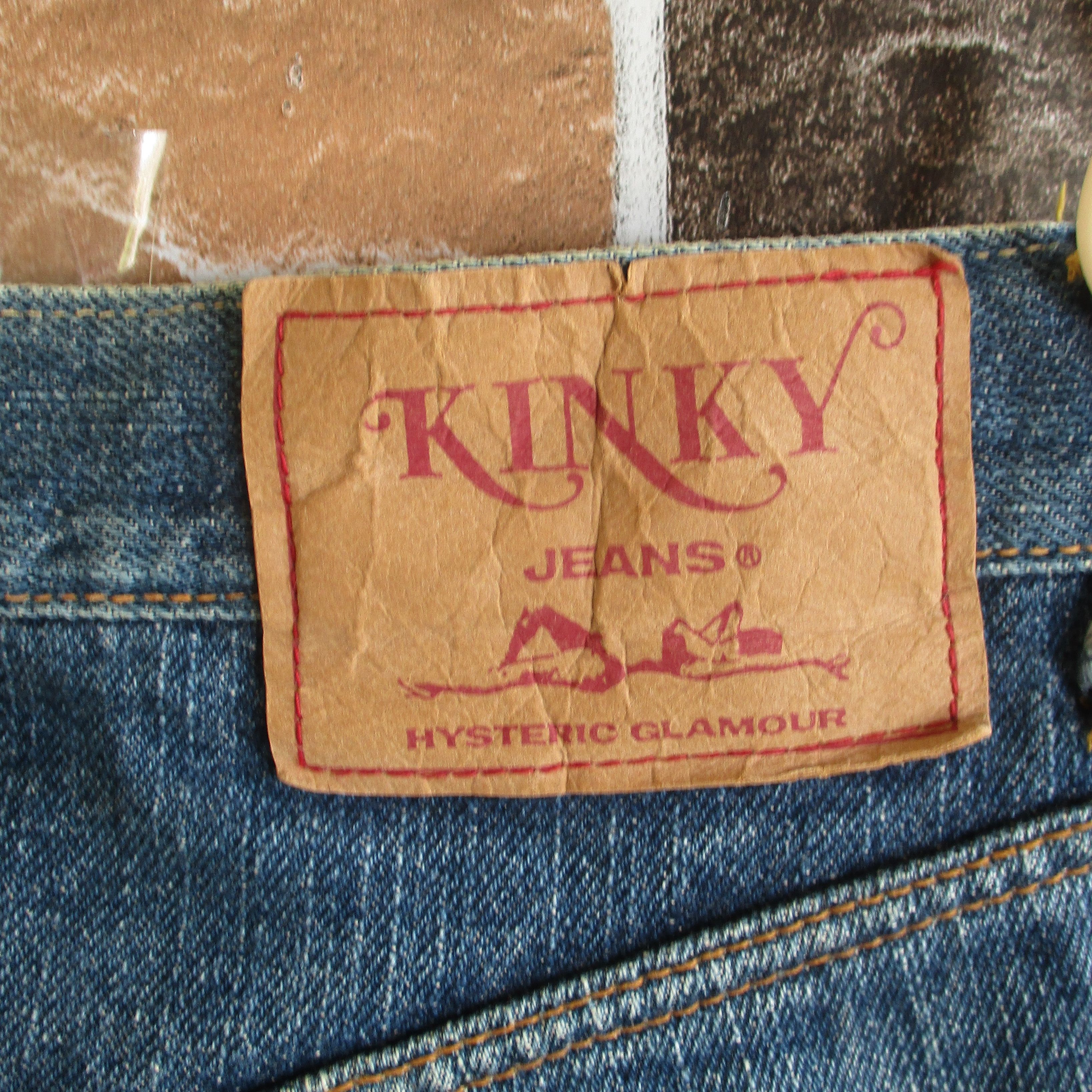 Hysteric Glamour Kinky Jeans Straight Leg Fit 24x27.5 Size 24" / US 00 / IT 34 - 10 Thumbnail