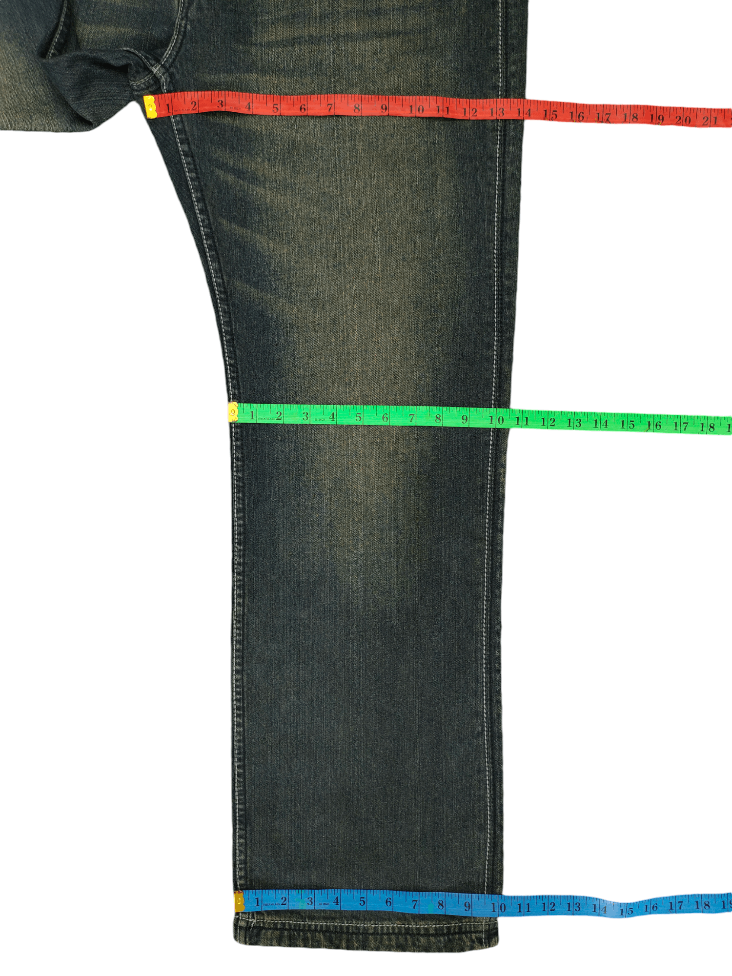 Antik Denim Vintage Y2k Antik Denim Studded Tribal Pocket Loose Jeans Size US 40 / EU 56 - 12 Thumbnail