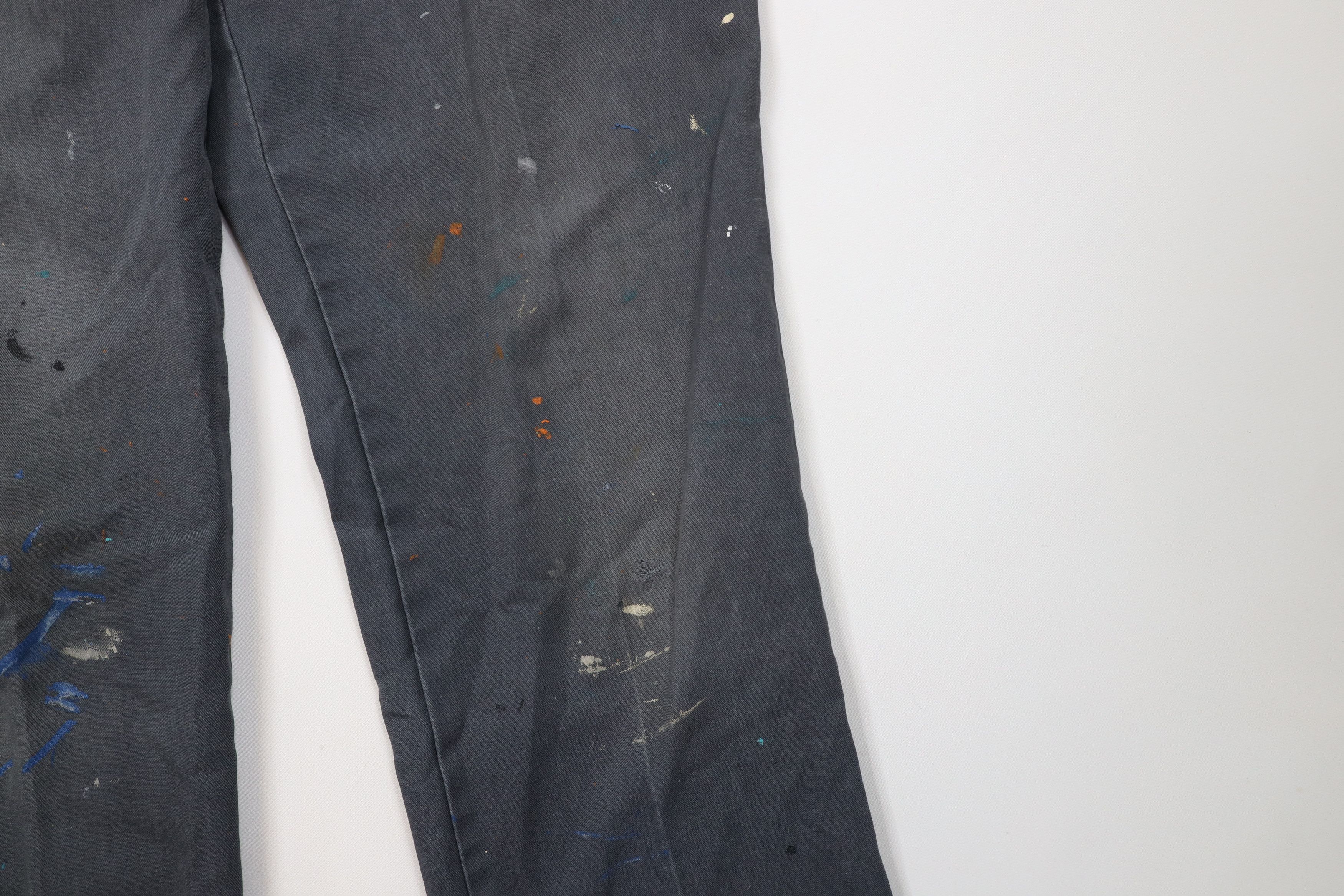 Vintage Vintage 90s Streetwear Workwear Mechanic Chino Pants Gray Size US 32 / EU 48 - 6 Thumbnail