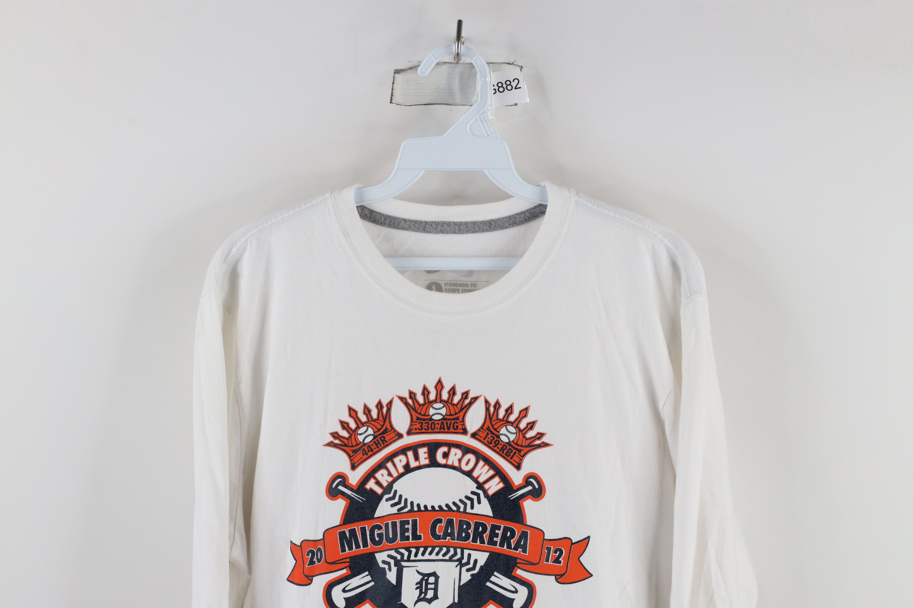 Nike × Vintage Nike Crown Miguel Cabrera Detroit Tigers Long Sleeve T-Shirt Size US L / EU 52-54 / 3 - 2 Thumbnail