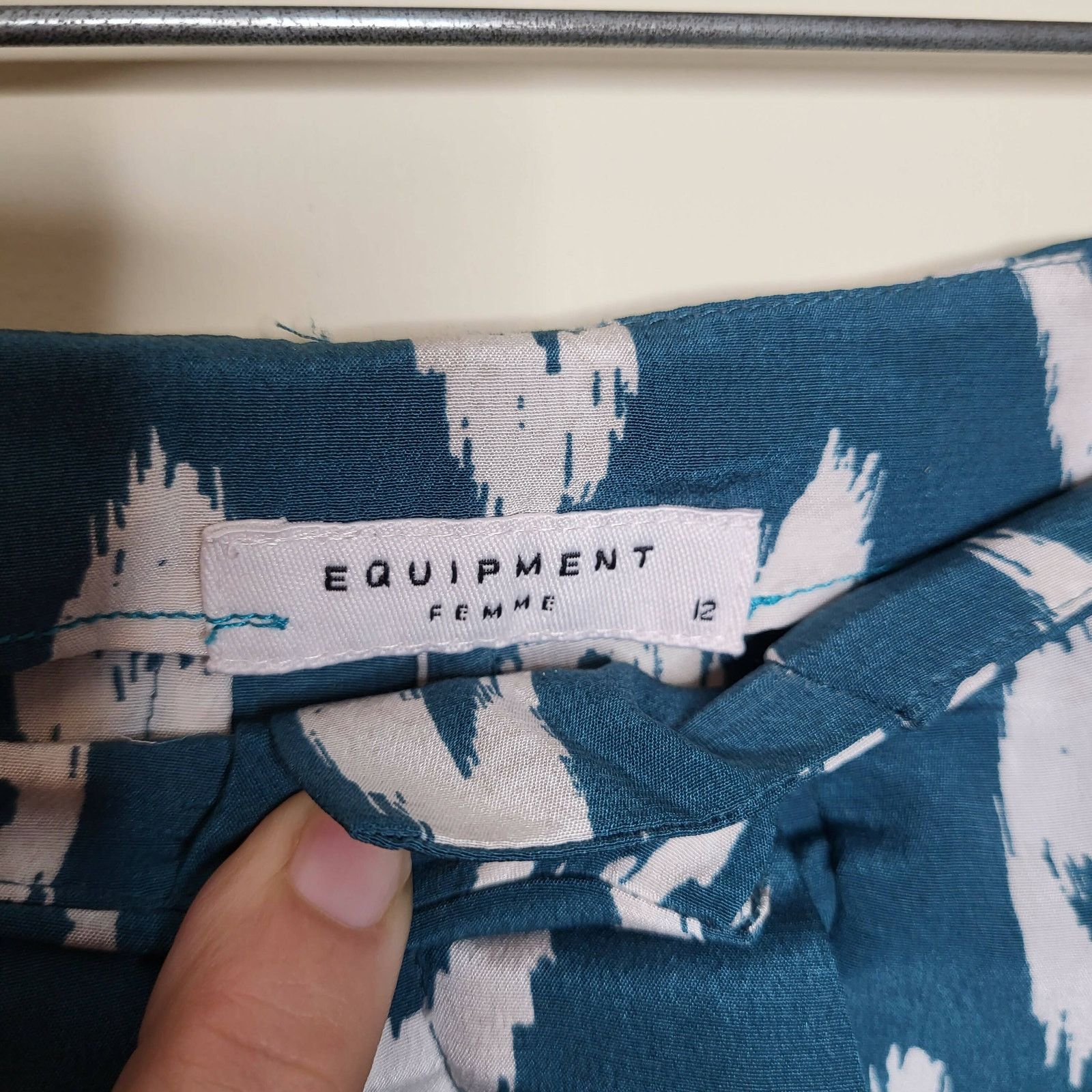 Equipment Equipment Silk Button Front Cropped Tie Waist Pants Size 12 Size 34" / US 12 / IT 48 - 8 Thumbnail