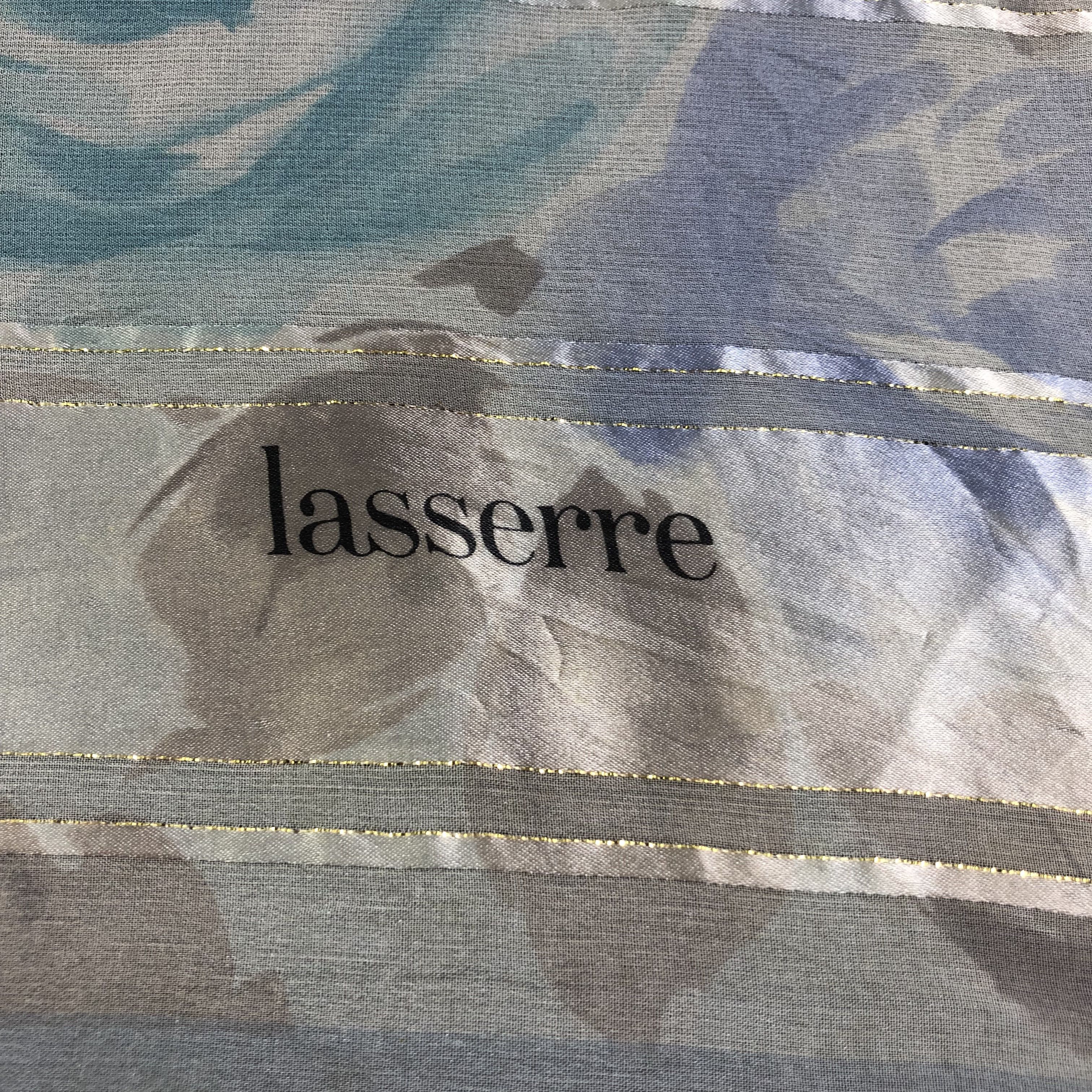 Vintage Vintage Lasserre Floral Silk Scarf M825 Size ONE SIZE - 3 Thumbnail