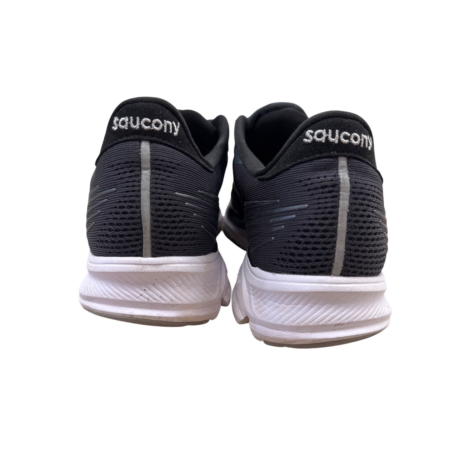 Saucony Saucony Mens PWRRUN Running Shoes Black Mesh Size 9.5 SKU 71 Size US 9.5 / IT 39.5 - 6 Thumbnail