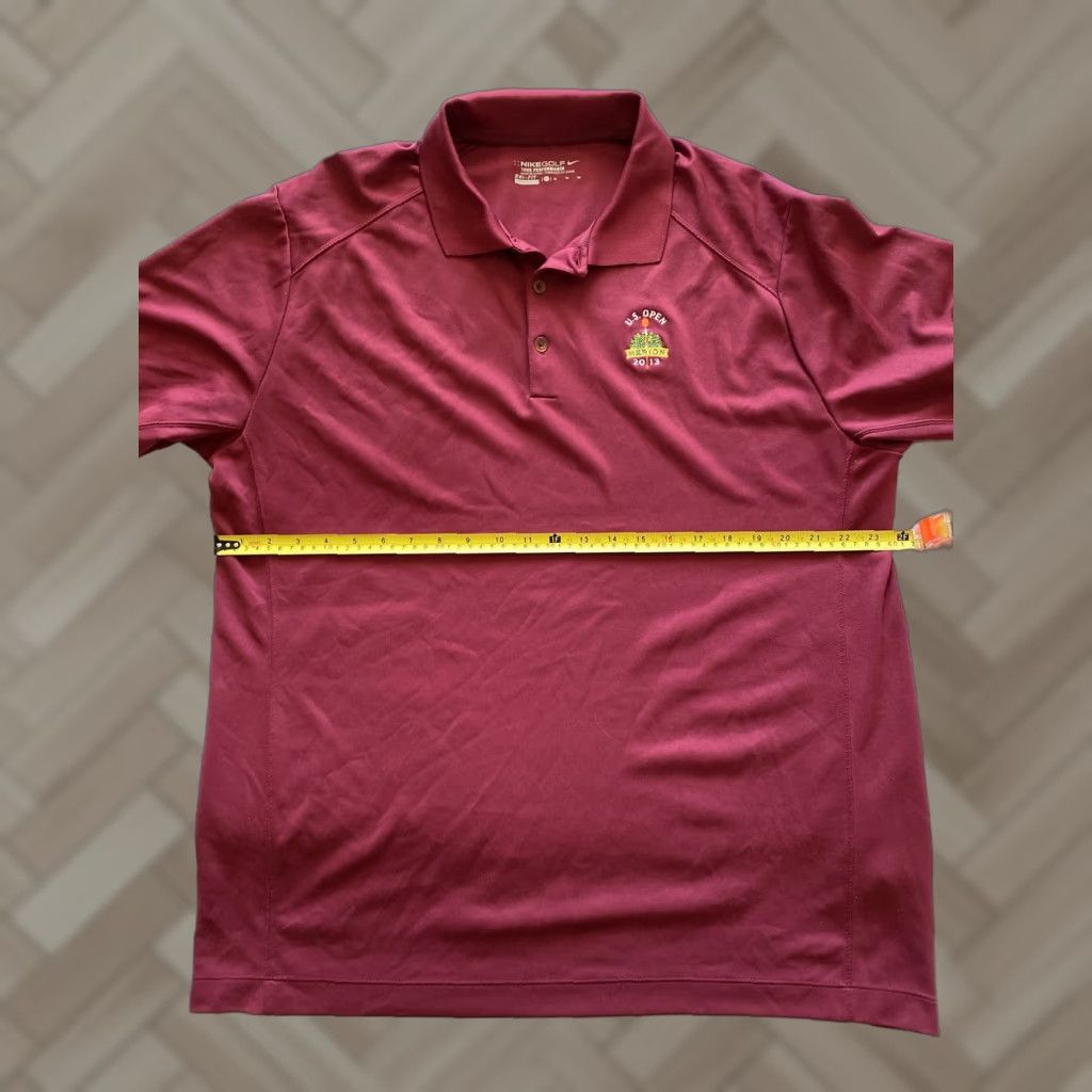 Nike Nike Golf Dri-FIT Tour Performance Polo Shirt Mens XL Maroon Burgundy Mint/15-22 Size US XL / EU 56 / 4 - 1 Thumbnail