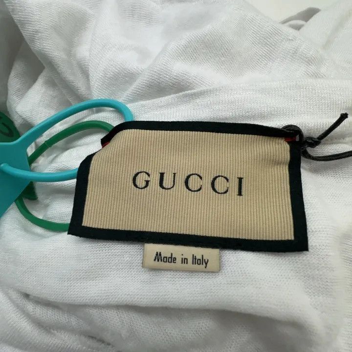 Gucci Gucci Gucci SS21 Logo V-Neck T-Shirt for Men -2506 Size US L / EU 52-54 / 3 - 4 Thumbnail