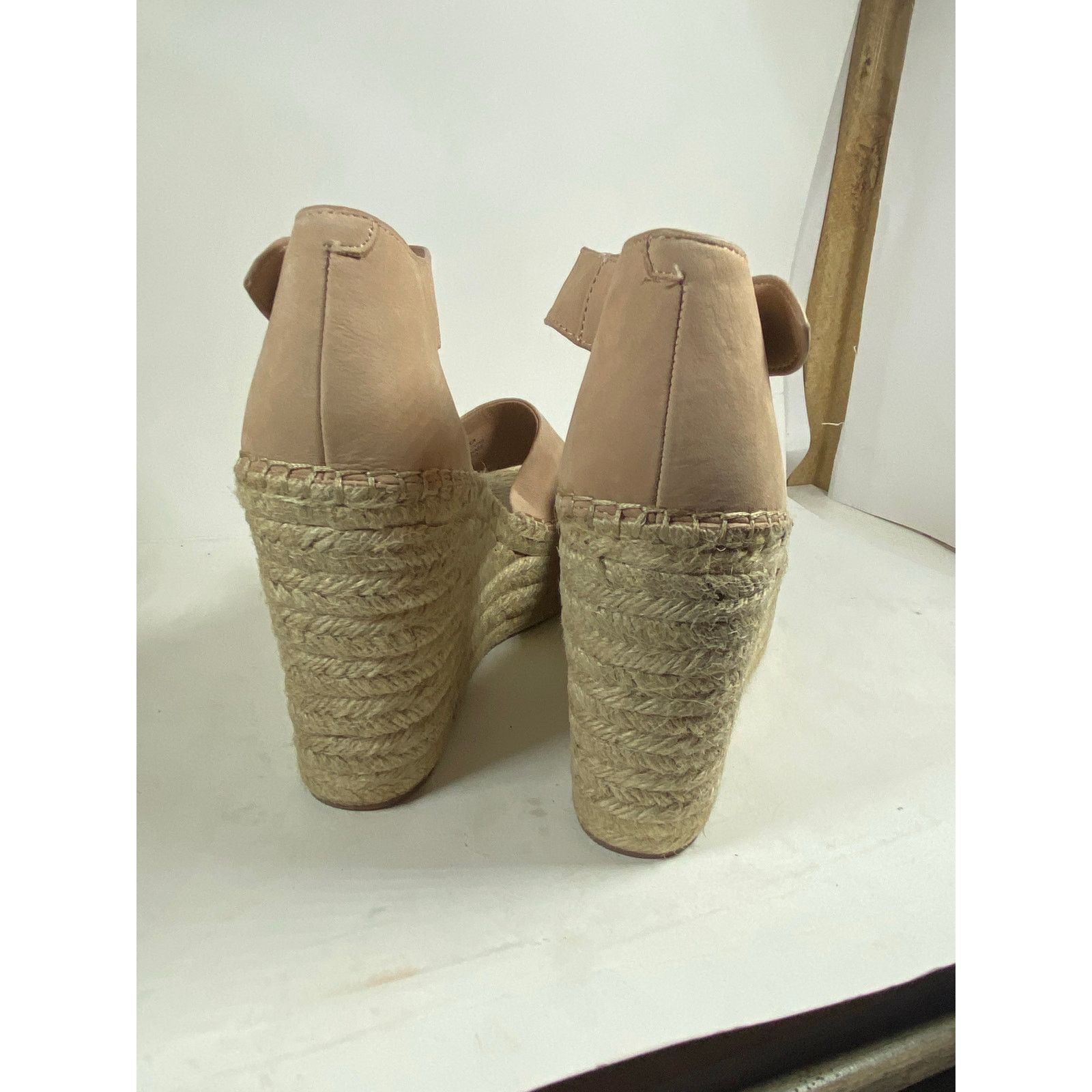 Marc Fisher Marc Fisher Alida Light Pink Suede Espadrille Wedge 9.5M Size US 9.5 / IT 39.5 - 9 Thumbnail