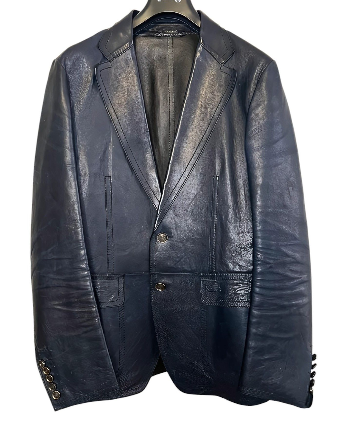 Gucci LEATHER BLAZER JACKET BY TOM FORD Size US M / EU 48-50 / 2 - 1 Thumbnail