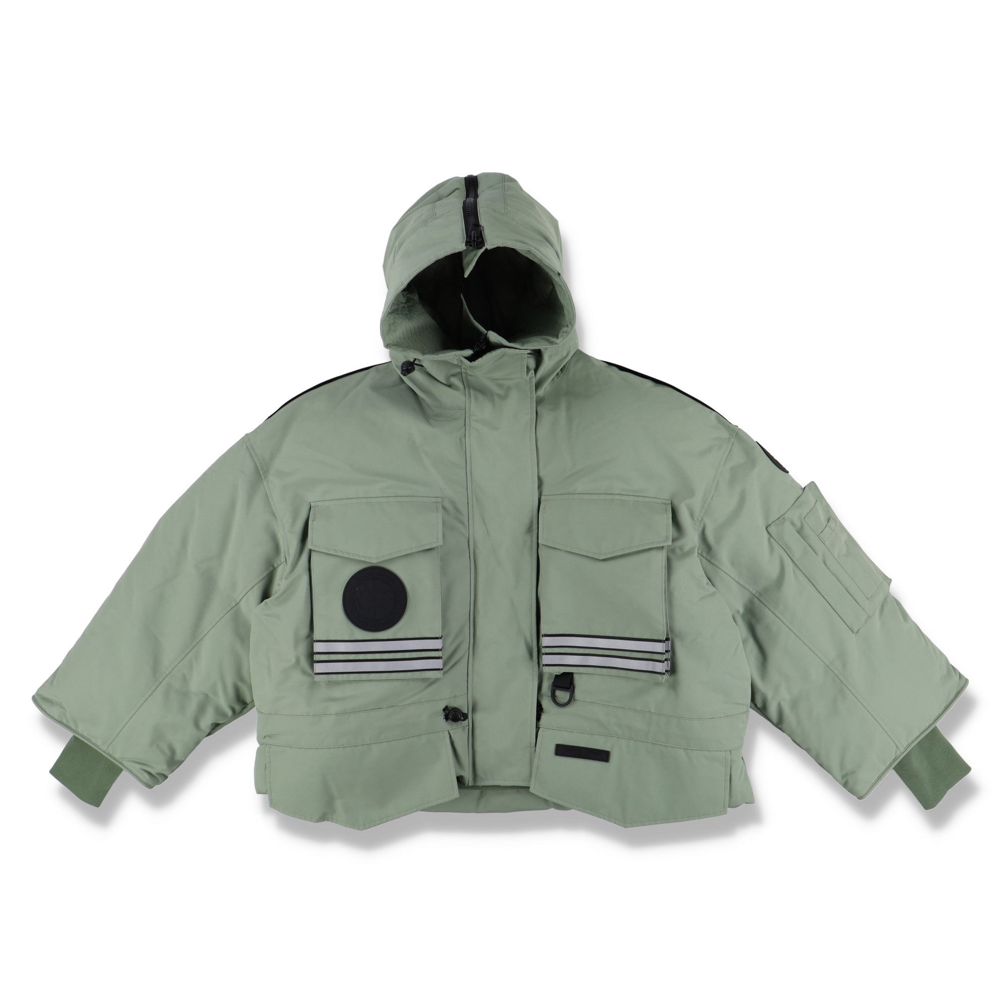 image of Angel Chen x Canada Goose Green Snow Mantra Cropped Jacket, Men's (Size Medium)