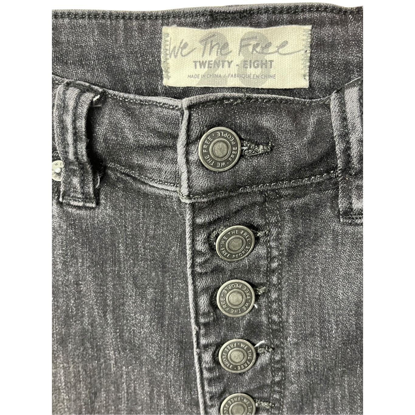 Free People Free People We The Free Irreplaceable Flare Jeans Gray Size Size 28" / US 6 / IT 42 - 5 Thumbnail