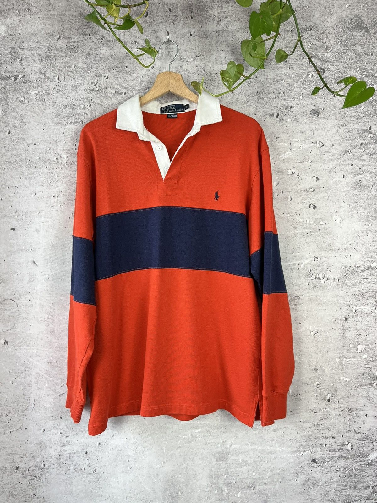 Polo Ralph Lauren × Vintage POLO RALPH LAUREN THE ICONIC RUGBY SHIRT Size US S / EU 44-46 / 1 - 9 Thumbnail