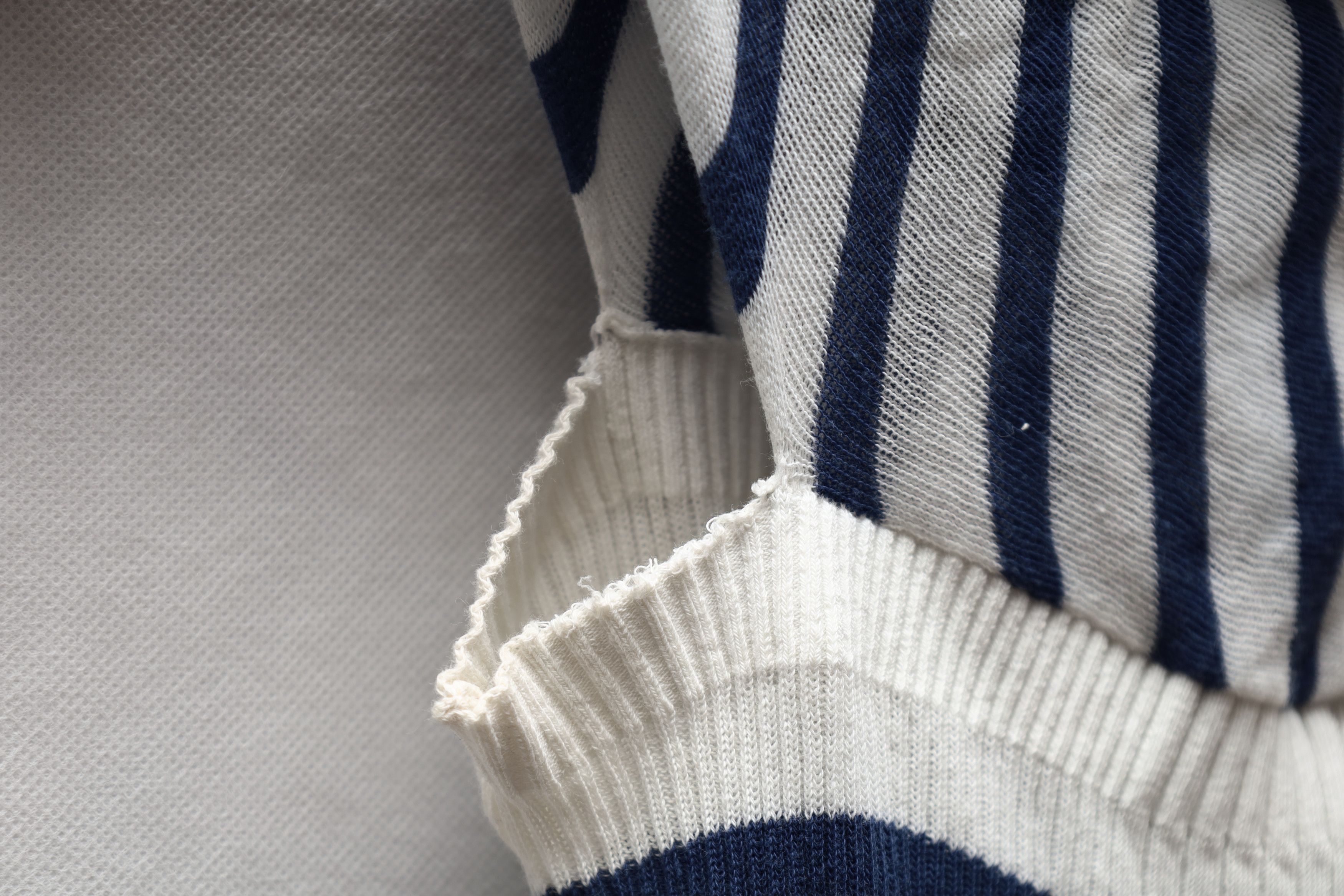 Jean Paul Gaultier JEAN PAUL GAULTIER Nautical Knit Dress Cowl Neck Cotton XS Size XS / US 0-2 / IT 36-38 - 7 Thumbnail