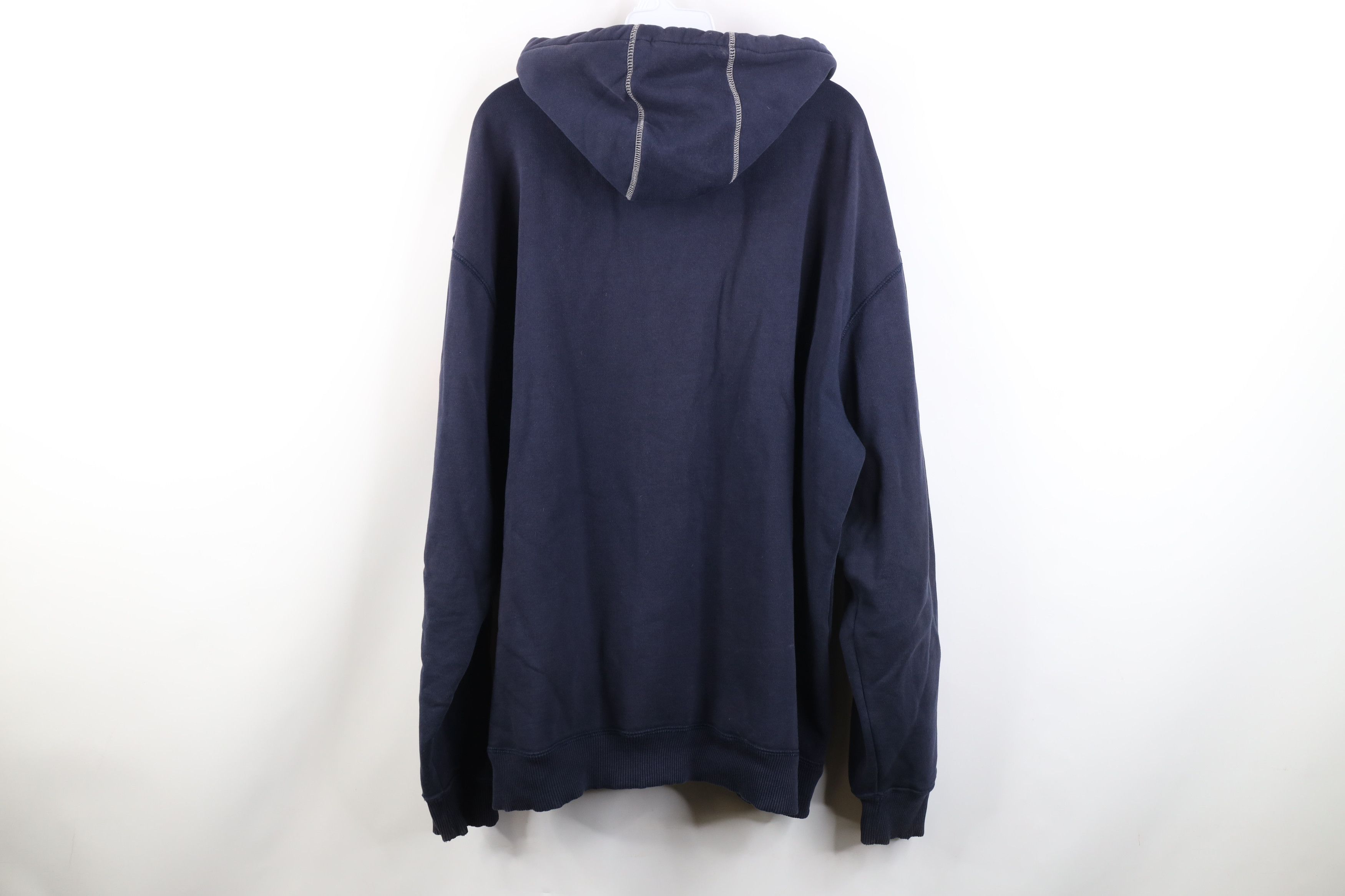 Tommy Hilfiger Vintage Y2K Tommy Hilfiger Spell Out Heavy Full Zip Hoodie Size US XXL / EU 58 / 5 - 14 Thumbnail