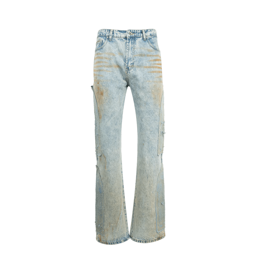Who Decides War o1h1sh10525 Mechanic Signature Denim in Blue Size US 36 / EU 52 - 1 Thumbnail