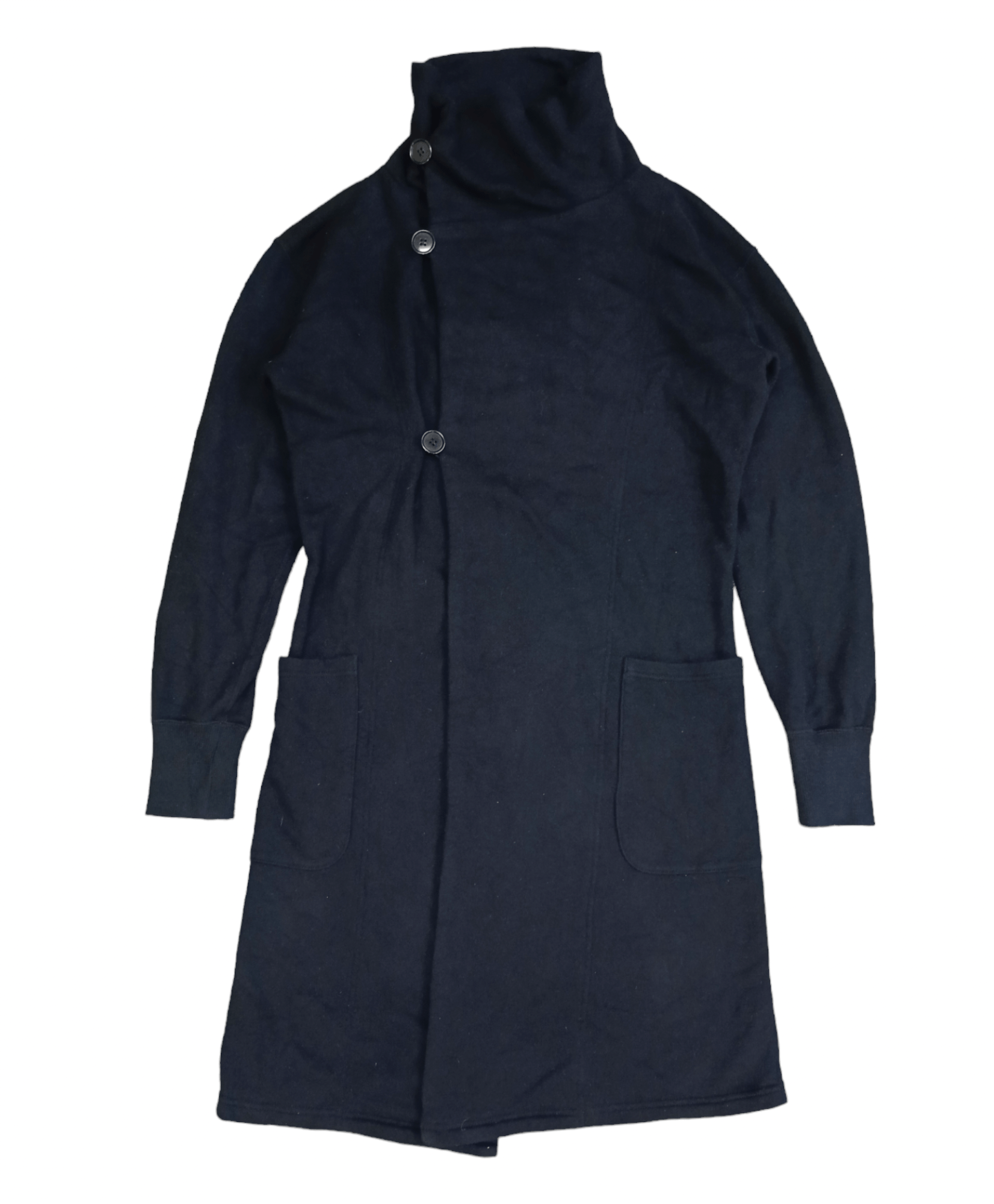 CABANE de ZUCCa ISSEY MIYAKE ZUCCA ASYMMETRICAL TURTLENECK CARDIGAN Size M / US 6-8 / IT 42-44 - 2 Thumbnail