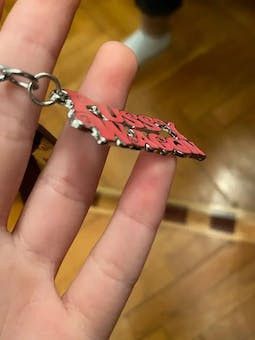 Vintage PXSSY WAGON Letter Metal Enamel Keychains Size ONE SIZE - 6 Thumbnail