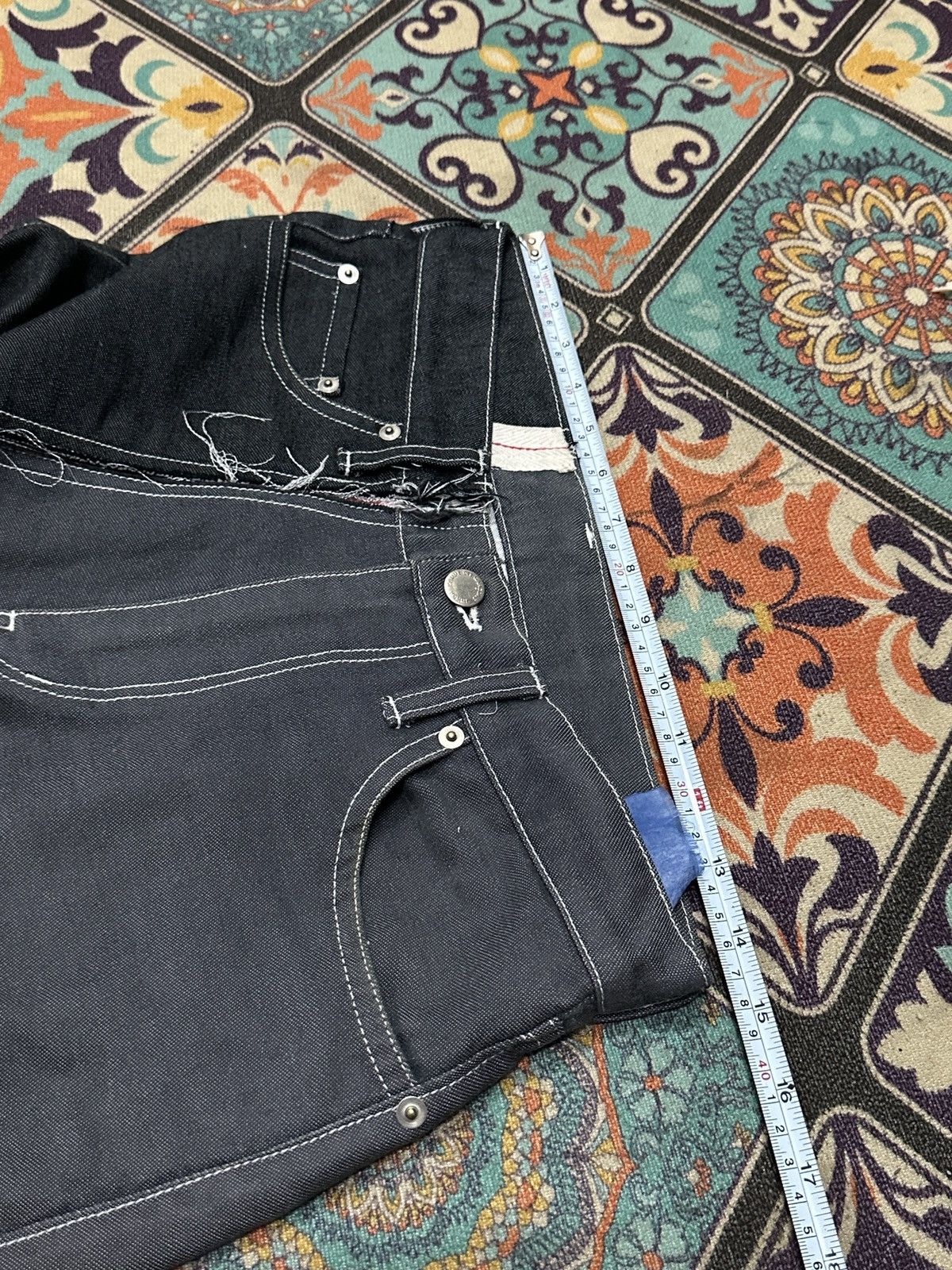 Comme des Garcons Homme Plus SS06 Comme des Garcons Reconstructed Hybrid Denim Pant Size US 30 / EU 46 - 18 Thumbnail