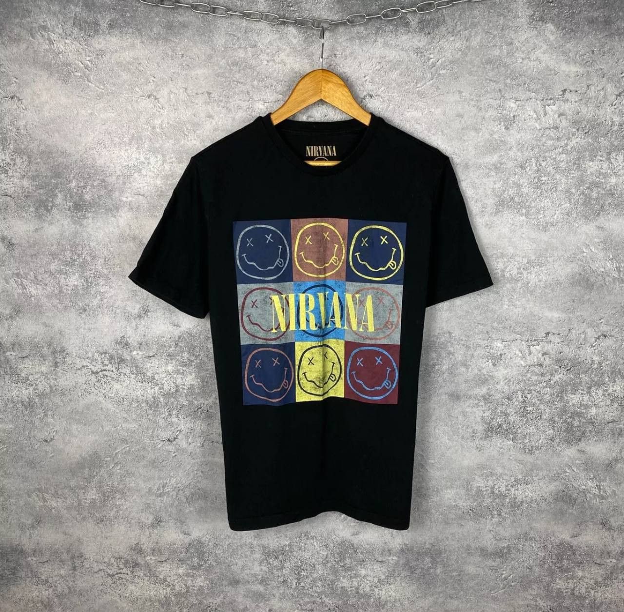 Nirvana Nirvana Tee Men’s Size L Black Cotton Short Sleeve ‘ Size US L / EU 52-54 / 3 - 1 Thumbnail