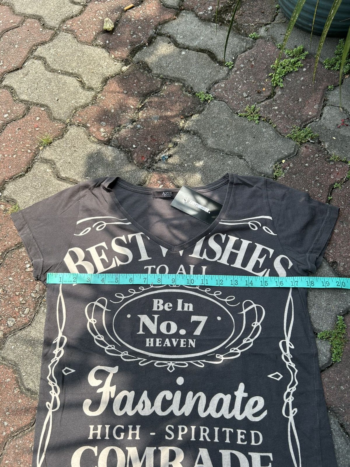 Japanese Brand Azul By Moussy Jack Daniels Whiskey Parody Tee Size M / US 6-8 / IT 42-44 - 9 Thumbnail