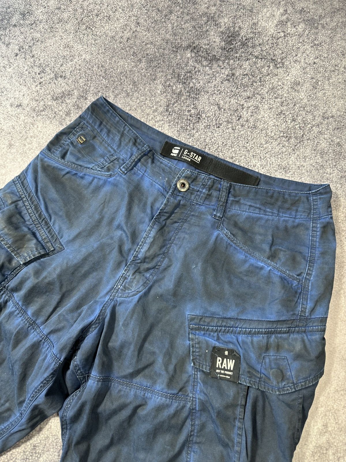 G-Star Y2K G Star Raw Cargo Shorts Streetwear Rare USA S 30 VTg Size US 30 / EU 46 - 2 Thumbnail