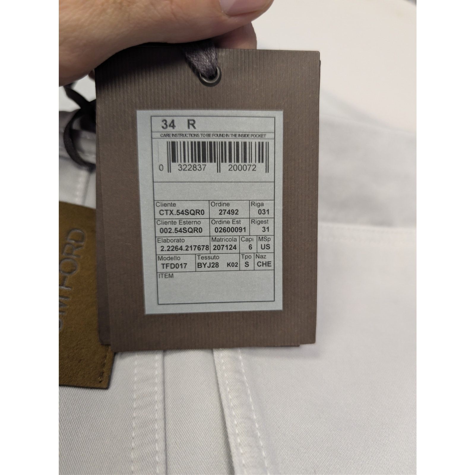 Tom Ford o1rshd1 Tapered Fit Denim Jeans in Grey Size US 34 / EU 50 - 22 Thumbnail