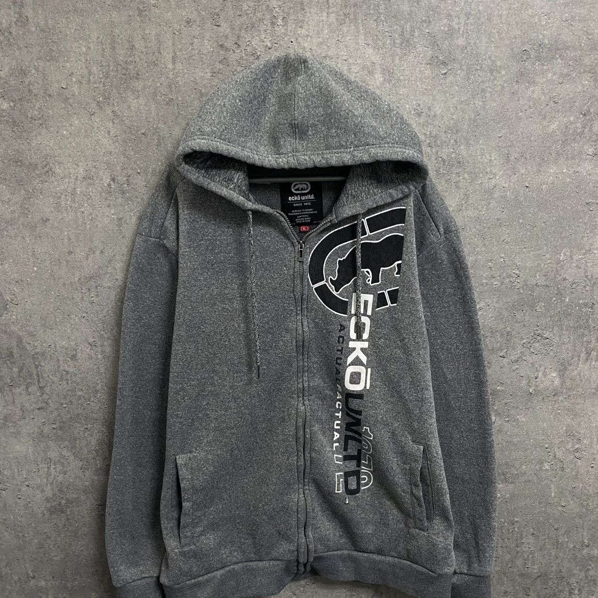 Ecko Unltd. Vintage Big Logo Rare Skate Rap Ecko Unltd Zip Hoodie Size US XL / EU 56 / 4 - 4 Thumbnail