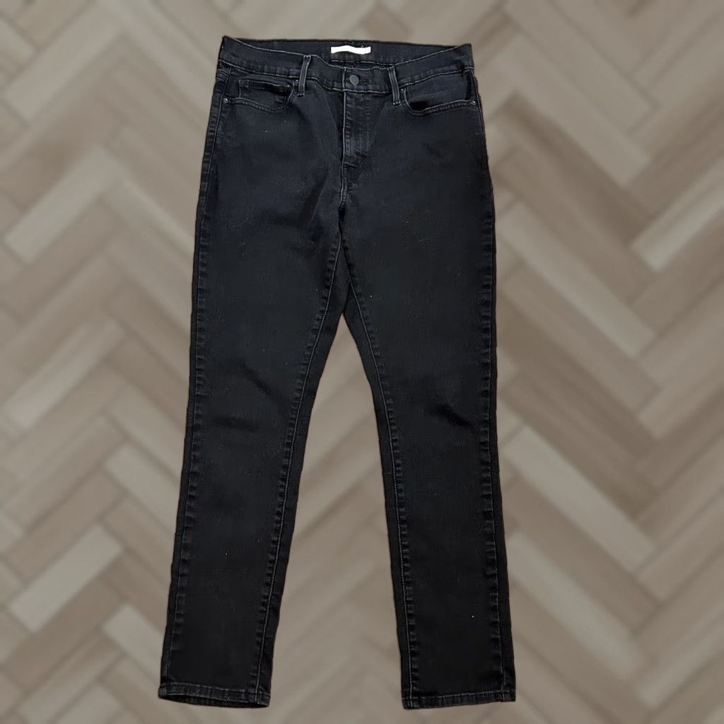Levi's Women's Levis Slimming Skinny Jeans Black Size 32x30 Size 24" / US 00 / IT 34 - 1 Thumbnail