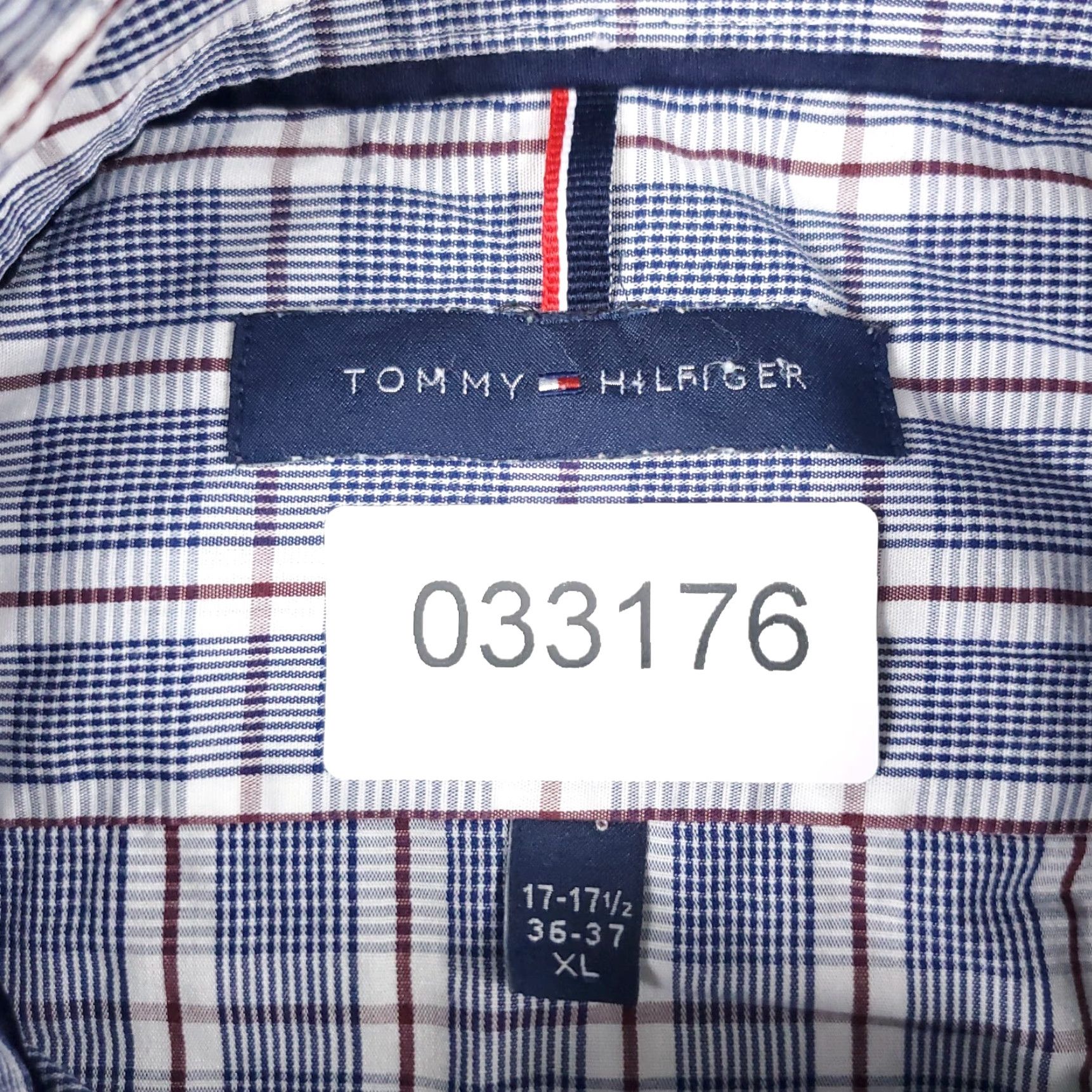 Tommy Hilfiger Tommy Hilfiger Men’s XL Blue Plaid Button-Up Shirt Casual Formal Long Sleeve Size US XL / EU 56 / 4 - 6 Thumbnail