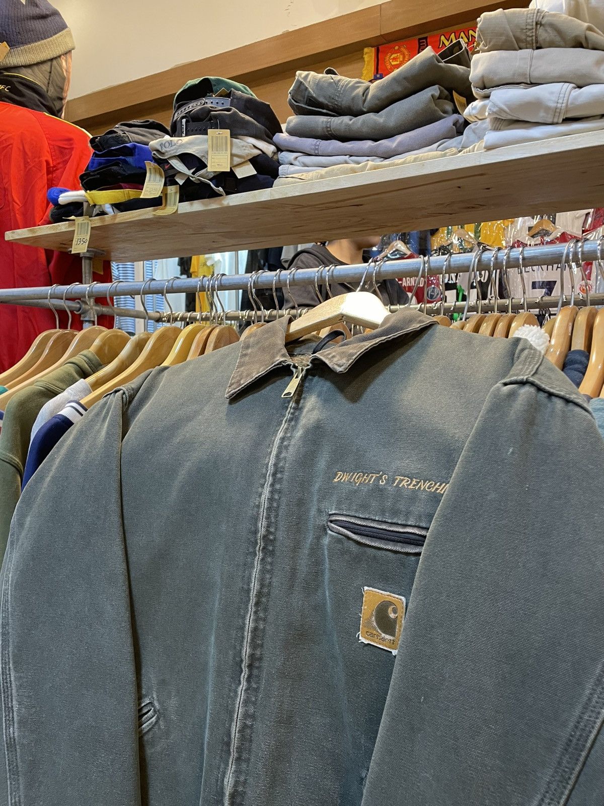 Carhartt Vintage Carhartt Detroit Jacket Mos Green Size US XL / EU 56 / 4 - 2 Thumbnail