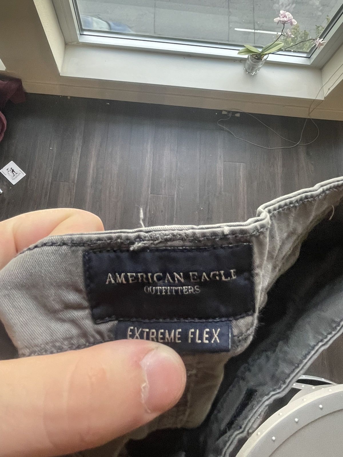 American Eagle Outfitters Minimalist grey cargo pants Size US 30 / EU 46 - 6 Thumbnail