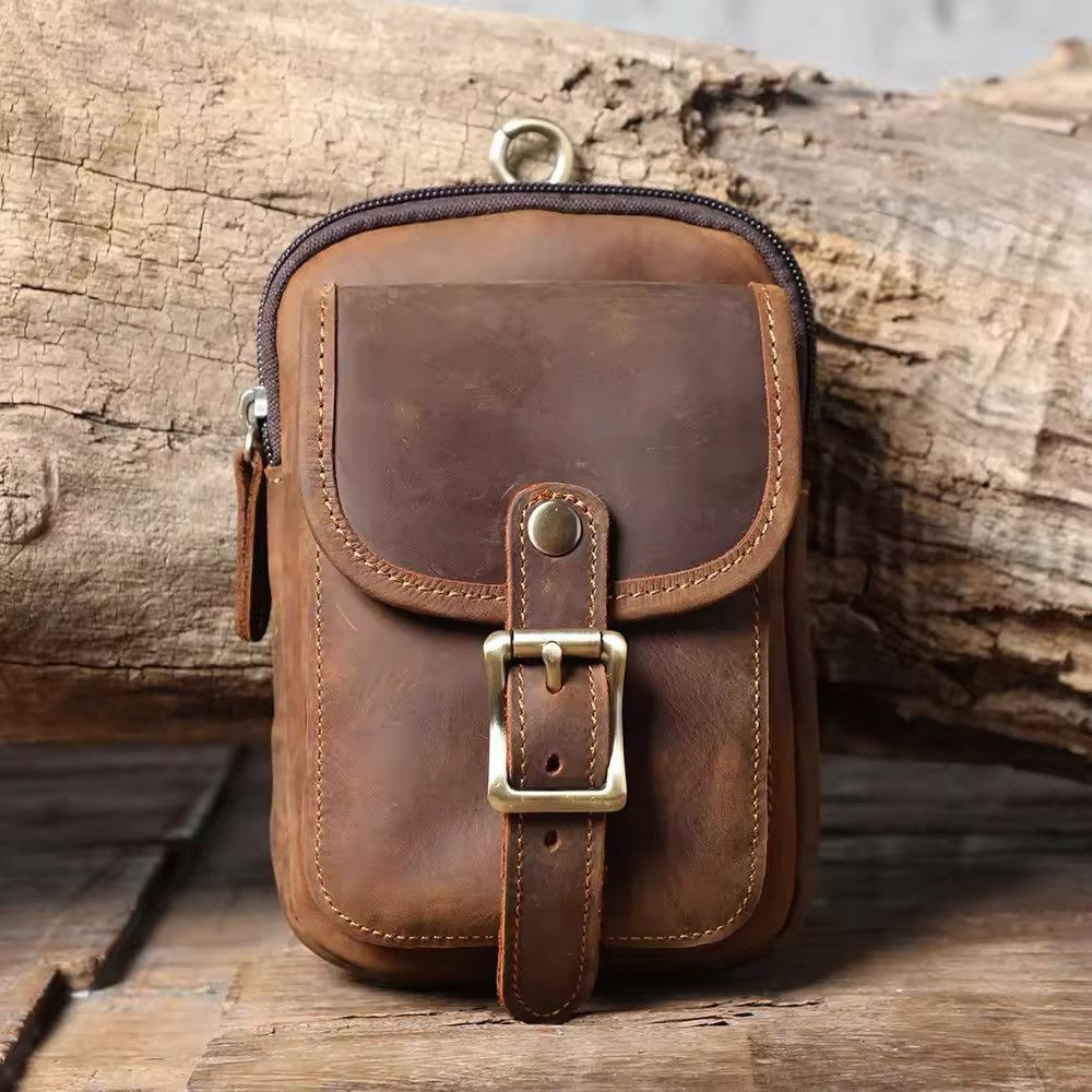 Leather Leather Waist Bag Size ONE SIZE - 3 Thumbnail