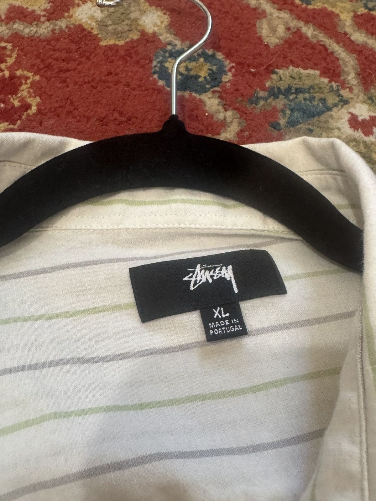 Stussy Classic Shirt Striped Cotton Linen