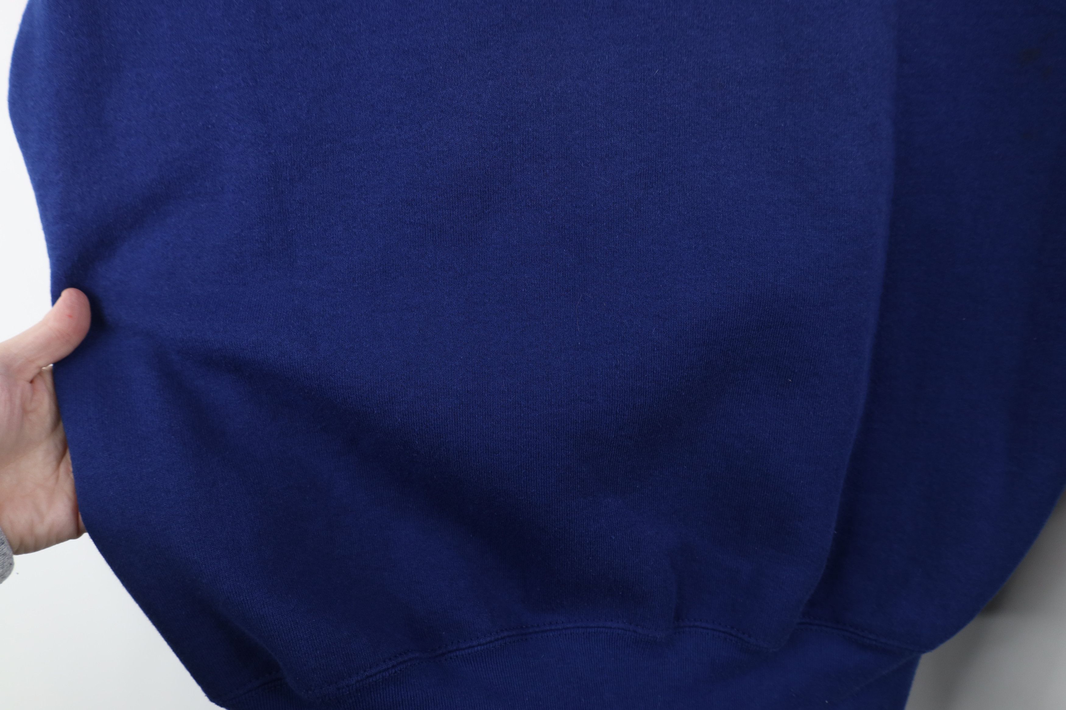 Vintage Vintage 90s Streetwear Blank Heavyweight Sweatshirt Blue USA Size US XL / EU 56 / 4 - 5 Thumbnail