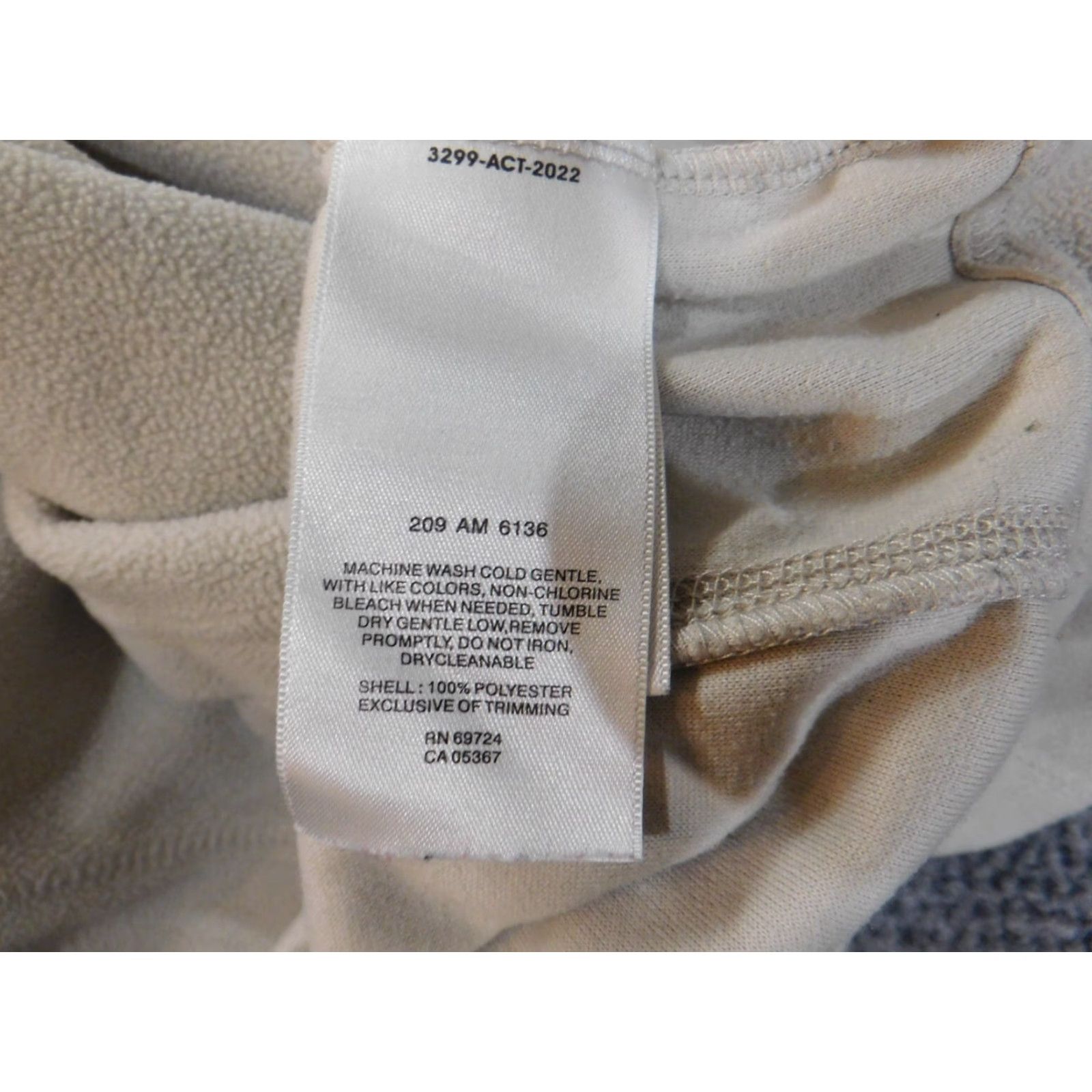 Vintage Columbia Sweatshirt Men XL Beige Knit Fleece Lightweight Outdoor Nature Walk Logo Zip Mock Neck Pullover Regular Style Pullover Size US XL / EU 56 / 4 - 7 Thumbnail