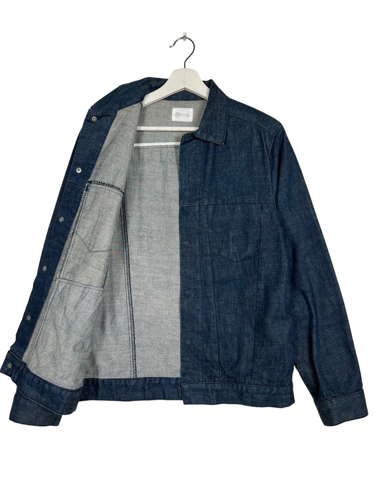 Japanese Brand 🔥 NORTH PRODUCTION DENIM BLOUSON JACKET MADE IN JAPAN Size US M / EU 48-50 / 2 - 9 Thumbnail