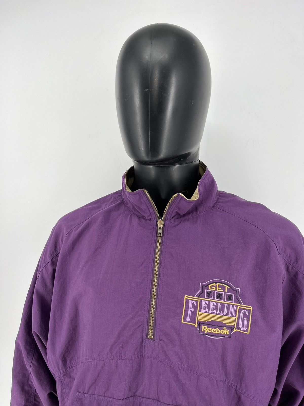 Reebok × Vintage Rare Vintage 90s Reebok Exclusive Get Feeling Jacket Size US XL / EU 56 / 4 - 7 Thumbnail