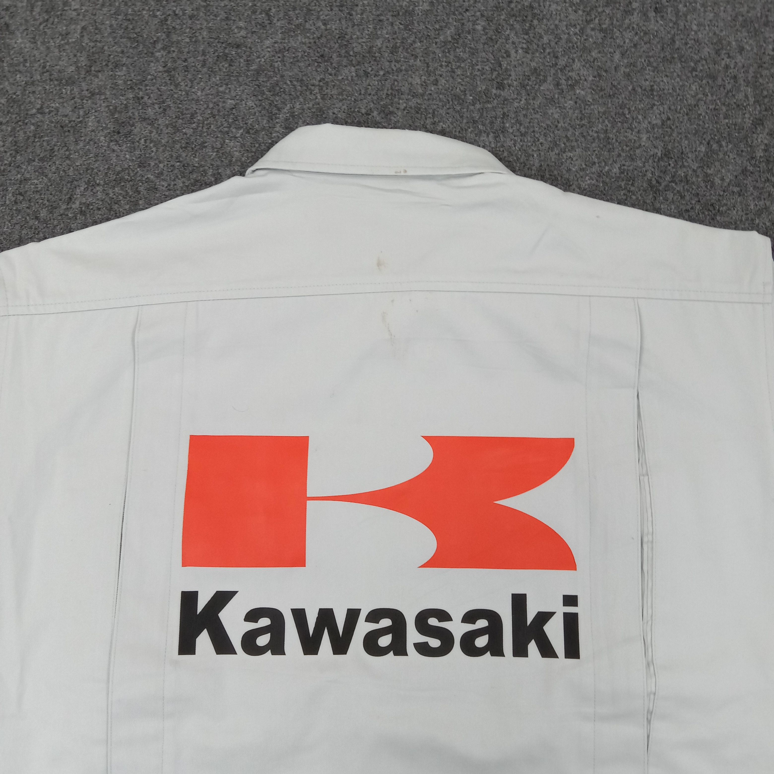 Other Kawasaki Japanese Motorsports Racing Custom Jacket Size US L / EU 52-54 / 3 - 3 Thumbnail