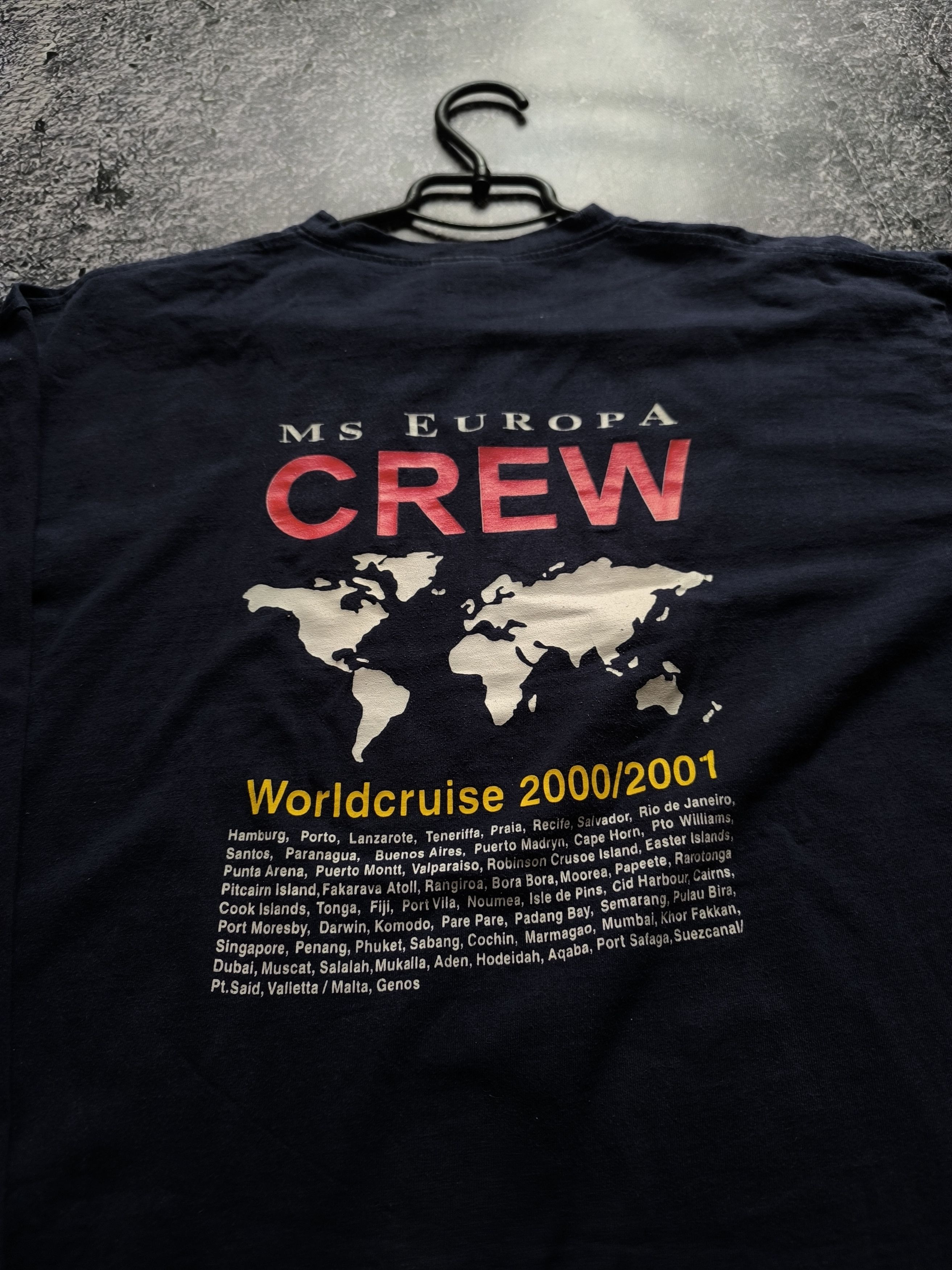 Vintage Vintage t-shirt Terror world wide crew 90s Size US M / EU 48-50 / 2 - 1 Thumbnail