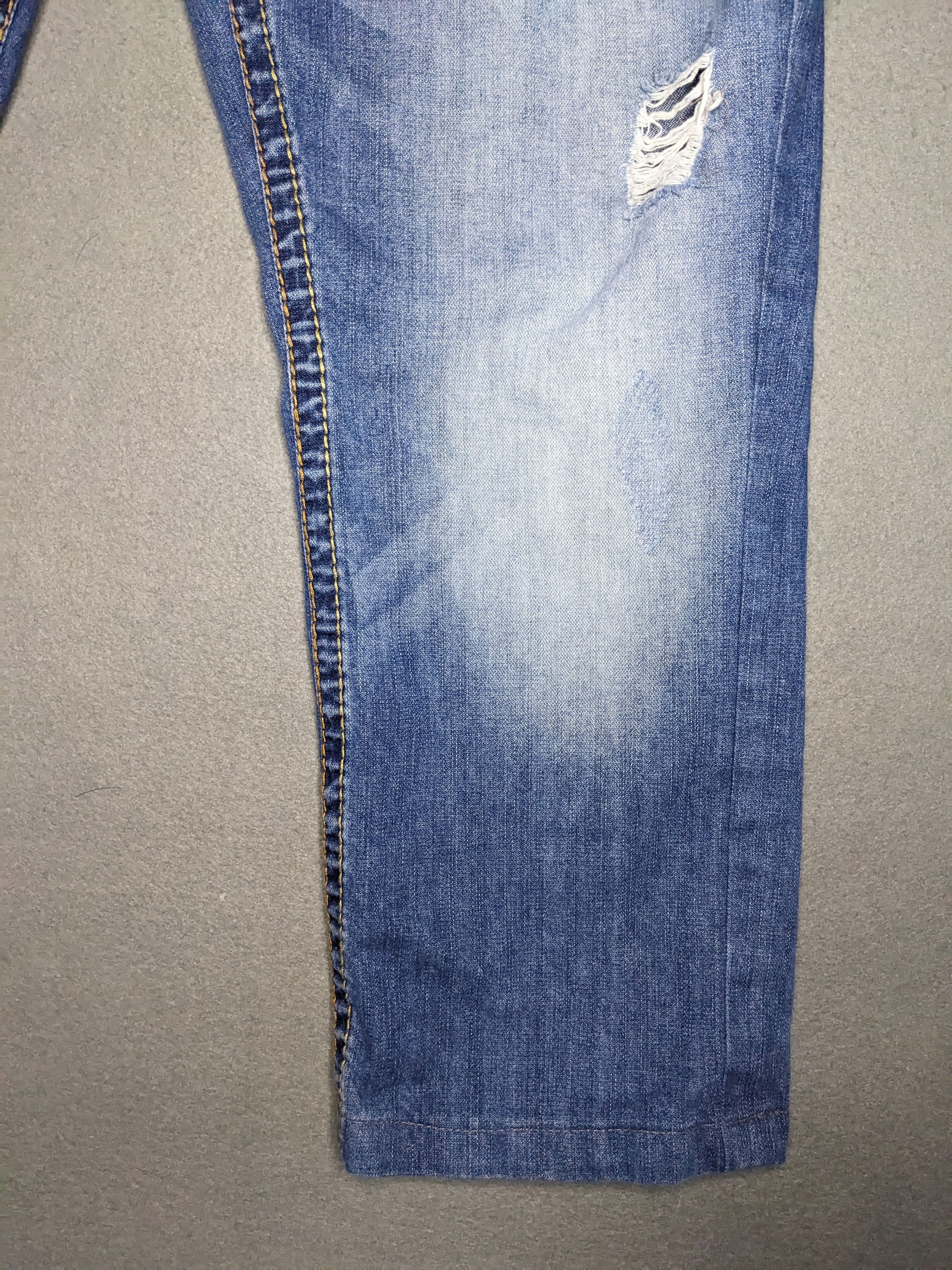 True Religion True Religion Jeans 38x27 Straight Leg Flap Pocket Big T Size US 38 / EU 54 - 3 Thumbnail