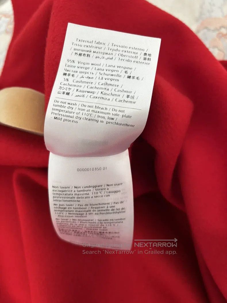 Valentino Valentino Red cloak coat Size M / US 6-8 / IT 42-44 - 8 Thumbnail