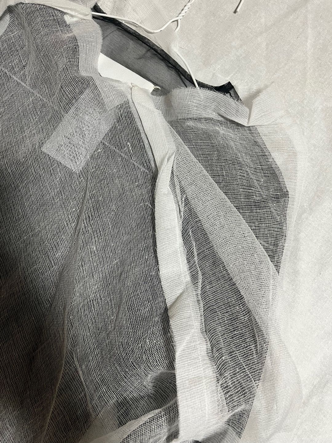 Maison Margiela mesh layered long sleeve t shirt / black white Size US M / EU 48-50 / 2 - 4 Thumbnail