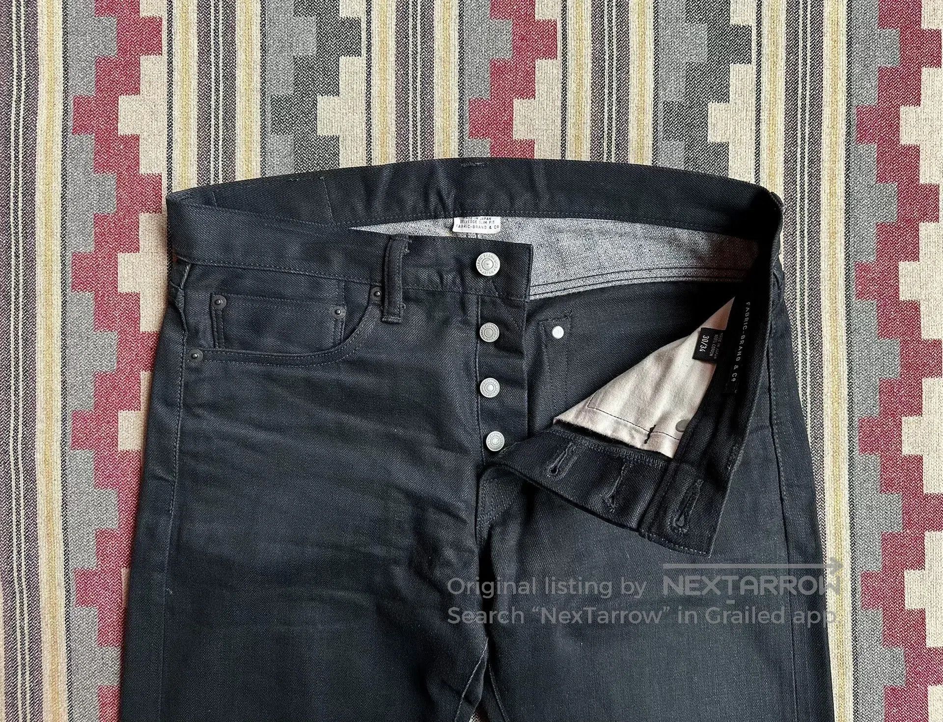 Fabric Brand & Co. Fabric Brand&Co Selvage Denim Pants Japan. Size US 30 / EU 46 - 3 Thumbnail