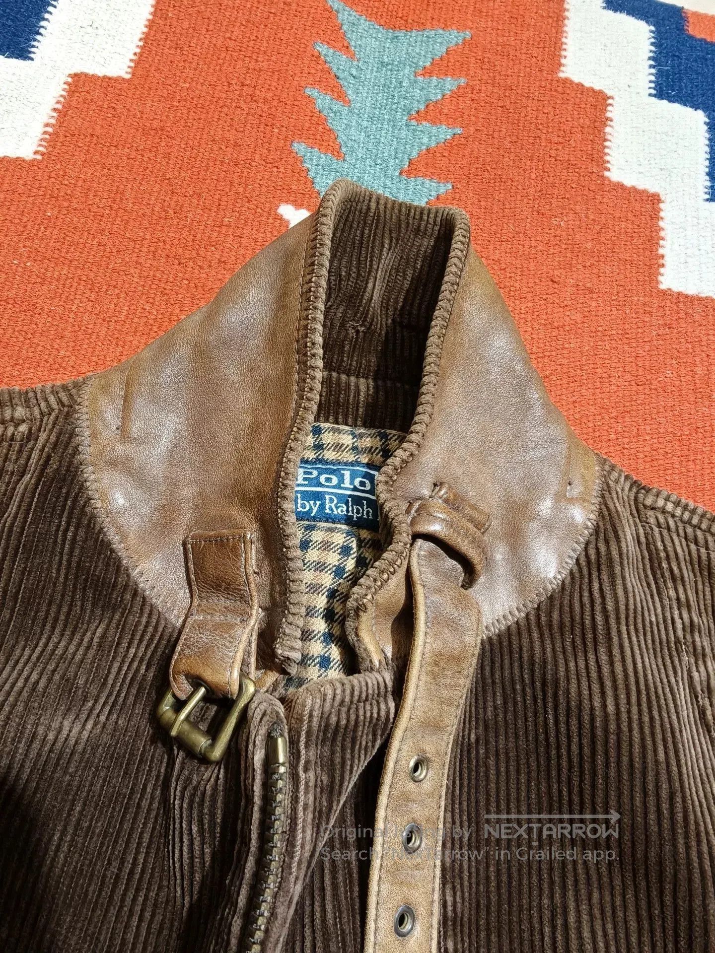 RRL Ralph Lauren RRL Ralph Lauren Corduroy Leather Trim Jacket. Size US S / EU 44-46 / 1 - 2 Thumbnail