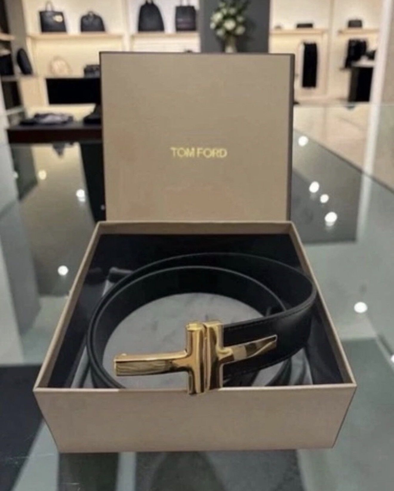 Tom Ford Tom Ford Smooth Leather TT Size ONE SIZE - 6 Thumbnail