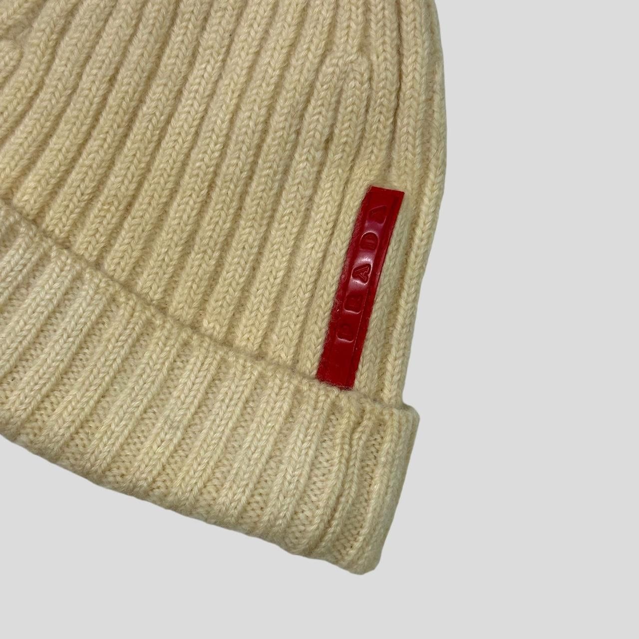 Prada Prada Sport 00’s Cream Ribbed Fisherman’s Beanie - S/M Size ONE SIZE - 2 Thumbnail