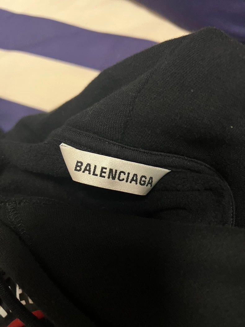 Balenciaga Balenciaga Black logo sweatshirt Size US XS / EU 42 / 0 - 3 Thumbnail