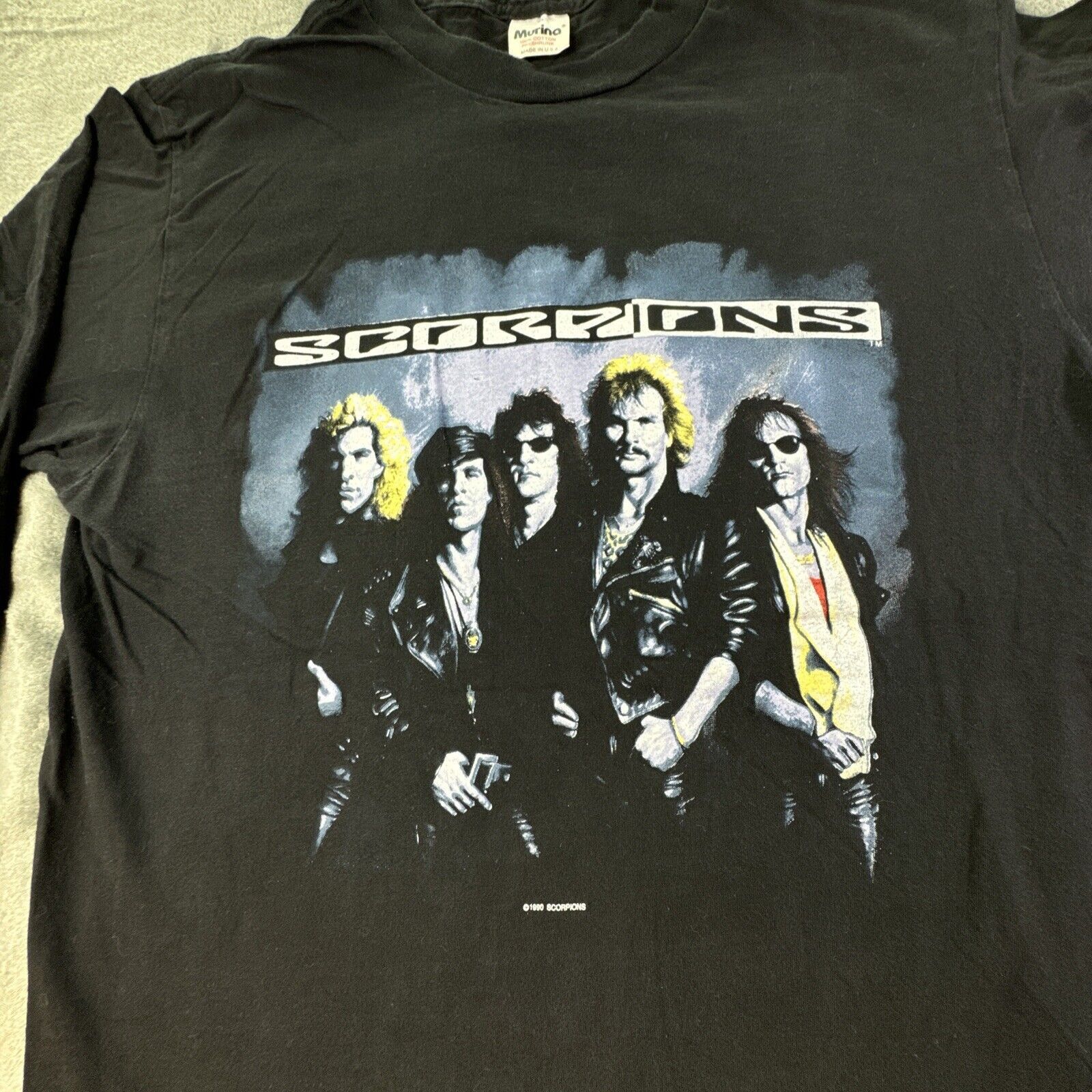 Other Vintage Scorpions T-Shirt Large Long Sleeve Crazy World Tour Size US L / EU 52-54 / 3 - 2 Thumbnail