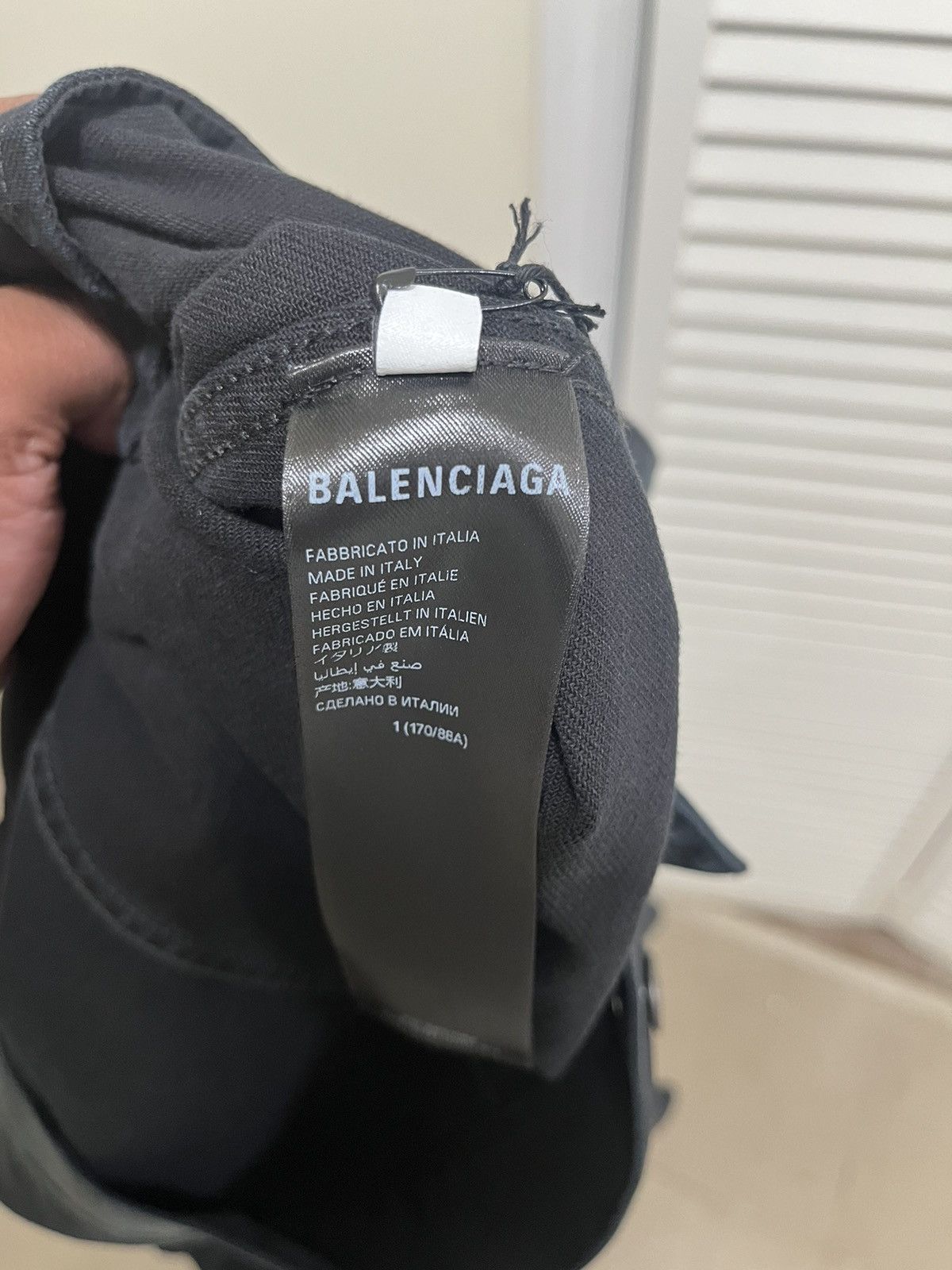Balenciaga Balenciaga Oversized Denim Jacket Sz XS Size US XS / EU 42 / 0 - 11 Thumbnail