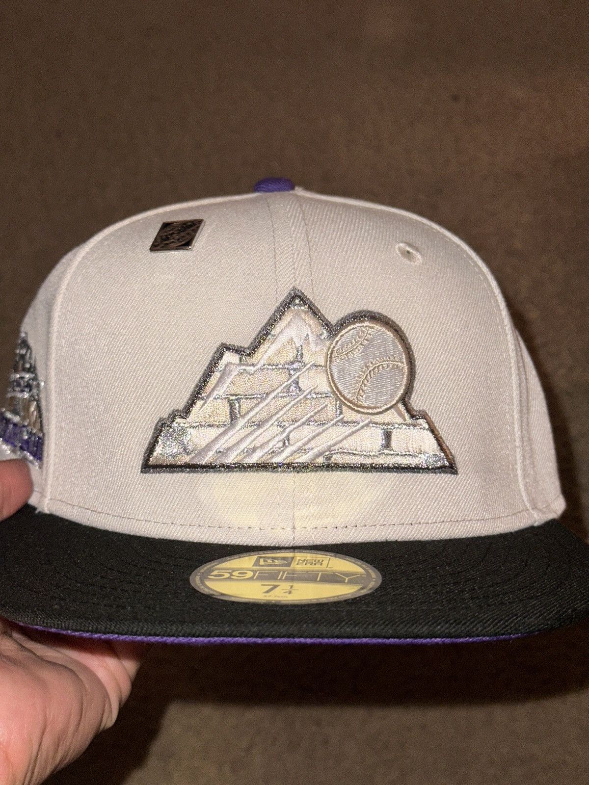 HAT CLUB Colorado Rockies Bricks 1998 ASG Patch Size 7 1/4